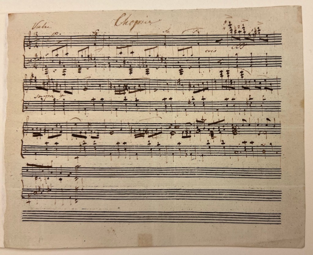 Curators at the Morgan Library and Museum have discovered a musical manuscript believed to be by Polish composer Frédéric Chopin.