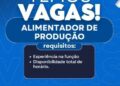 Empresa está selecionando para vaga de Alimentador de produção; Envie seu currículo!