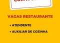 Empresa está selecionando Atendente, Auxiliar de cozinha; Envie seu currículo!