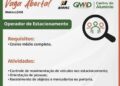 Empresa centro do alumínio seleciona Operador de estacionamento; Envie seu currículo!