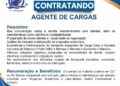 Empresa está selecionando Agente de cargas; Envie seu currículo!