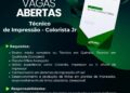 Rh está selecionando Técnico de impressão colorista jr; Envie seu currículo!