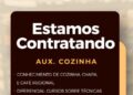 Seleção para seguintes vagas Auxiliar de cozinha, Chapeiro, Estoquista; Envie seu currículo!
