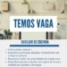 Empresa está selecionando Auxiliar de cozinha; Envie seu currículo!