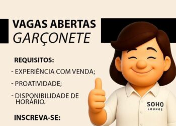 Seleção para vaga de Garçonete; Envie seu currículo!