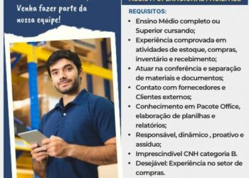 Rh está selecionando Assistente operacional facilites; Envie seu currículo!