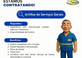 Vegas transporte seleciona Artífice de Manuntenção; Envie seu currículo!