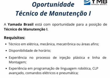 Empresa está selecionando Técnico de Manuntenção l; Envie seu currículo!