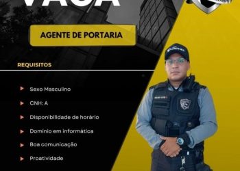 Empresa está selecionando Agente de portaria; Envie seu currículo!