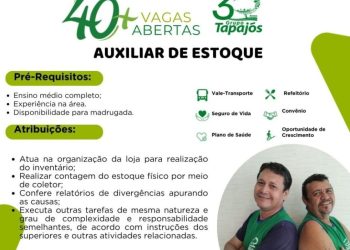 Empresa está selecionando Auxiliar de estoque; Envie seu currículo!