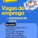 Mercadinho está selecionando Operador de caixa; Envie seu currículo!