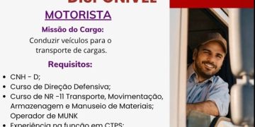 Empresa está selecionando Motorista, Eletricista; Envie seu currículo!